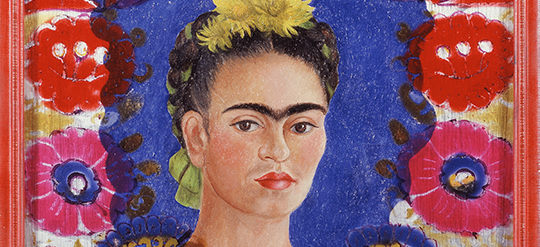 Frida Kahlo, « The Frame », [1938] © Banco de México Diego Rivera Frida Kahlo Museums Trust, Mexico, D.F. / Adagp, Paris © Service de la documentation photographique du MNAM - Centre Pompidou, MNAM-CCI /Dist. RMN-GP